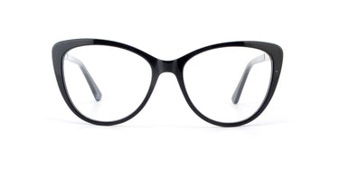 Women Vista Eyeglasses: Marta - Black - SpaceSMART Eye Clinic (Front View)
